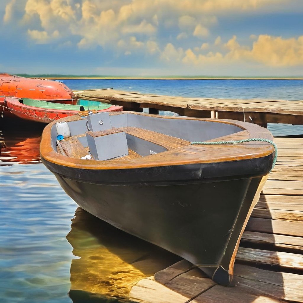 Luxury Fiberglass Dutch Style Slope Boat with Inboard Engine